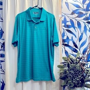 NWOT Men’s Pebble Beach 100% Polyester Short Sleeve Golf Polo Size XL